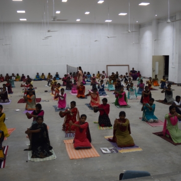 12 days yoga program (ManavalakalaiYoga - Foundation Course) to the students and staff members